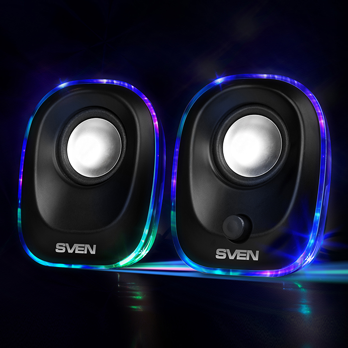 Колонки Sven 330 (2x2.5W, USB, black)