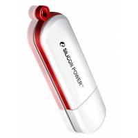 Флеш накопитель USB 2.0 4Gb Silicon Power LuxMini 320 (SP004GBUF2320V1W, white)