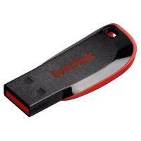 Флеш накопитель USB 2.0 8Gb SanDisk Cruzer Blade (SDCZ50-008G-B35, black-red)