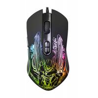 Мышь QUMO Gothic M51 (USB, optical, 3200dpi, игровая, 1.5m, black)