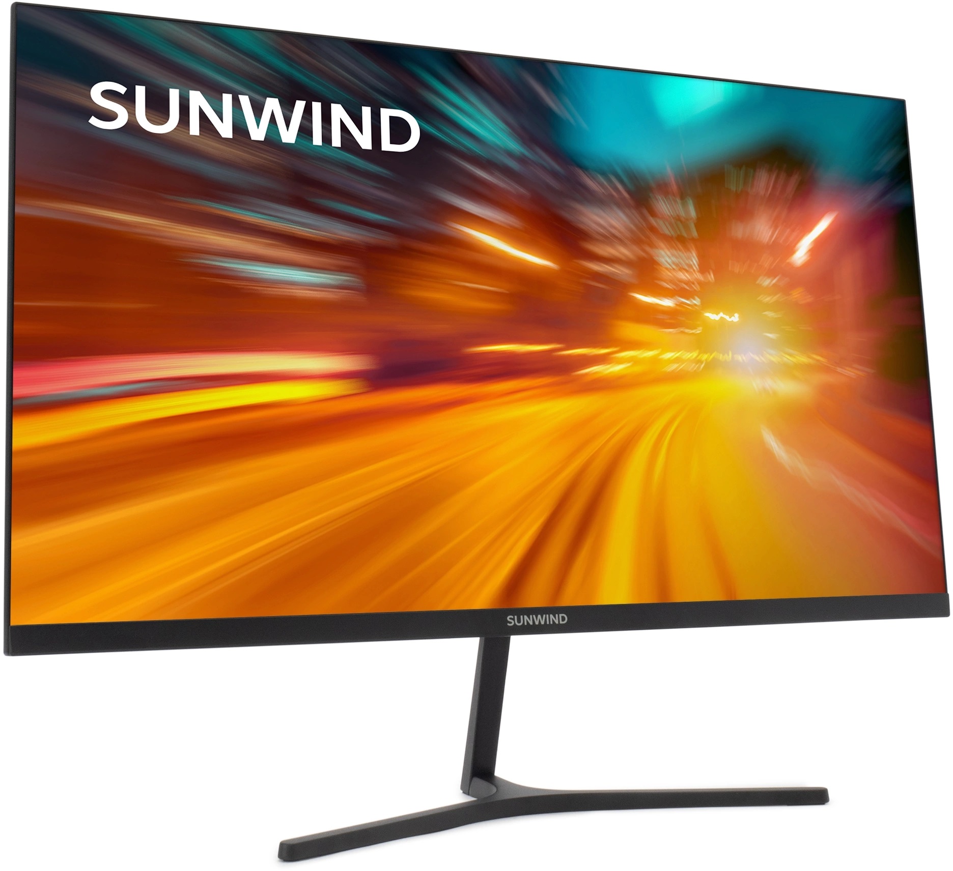 Монитор SunWind 23.8" SM-24FI223 black (1920x1080, 100Hz, 1 000:1, 178°/178°, 5ms (GTG), 250cd/m2, IPS, HDMI, DP, выход на наушники)