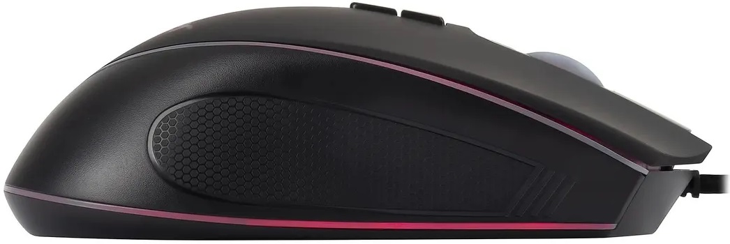 Мышь Acer OMW131 (USB, optical, 6400dpi, игровая, RGB подсветка, soft-touch, 1.5m, black)