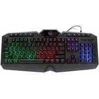 Клавиатура Gembird KB-G410L (USB, радужная подсветка, игровая, мультимедийная, black)