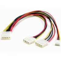 Переходник питания DH&R Molex на 2xMolex + Floppy