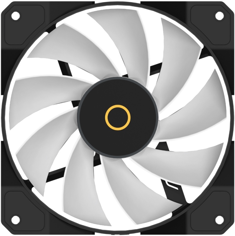Вентилятор реверсный Ocypus Beta F12 BK ARGB (120x120x25mm, Hydro, 800-1600rpm, 29dBa, 4pin, PWM, ARGB LED, black) RTL