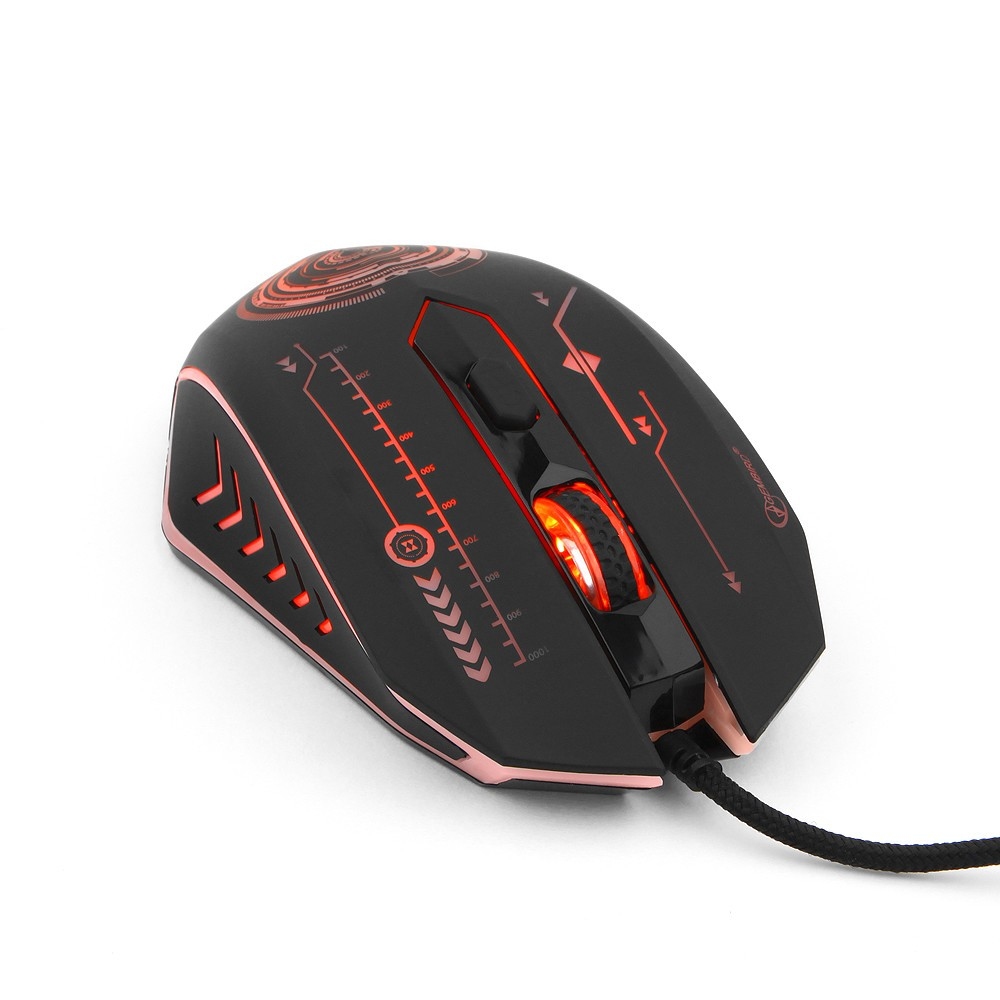 Мышь Gembird MG-510 (USB, optical, 3200dpi, игровая, промо-код "Survarium", 1.75m, black)