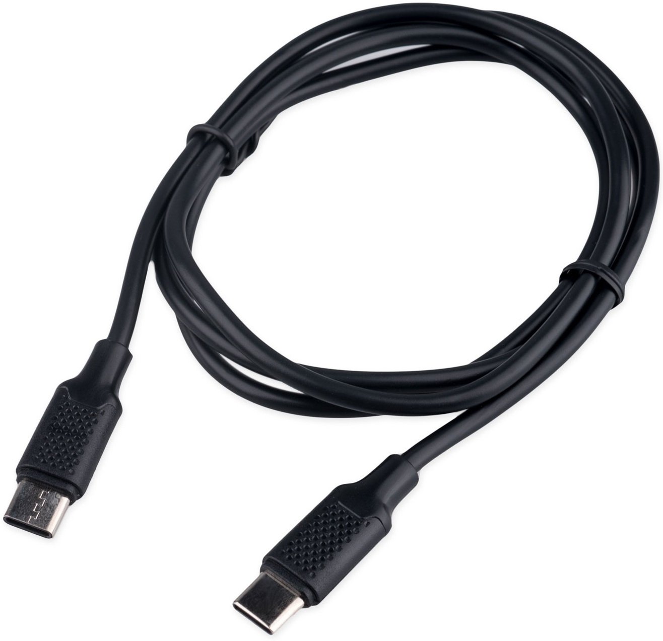 Кабель USB 2.0 Type-C - Type-C 1.0m (CC-USB2-CMCM-60-1M, медь, 3A, 60W, быстрая зарядка, QC3.0, PD, black) Cablexpert