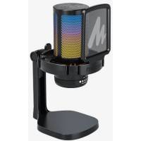 Микрофон Maono DM20 (настольный, конденсаторный, игровой, с выключателем, RGB подсветка, black)