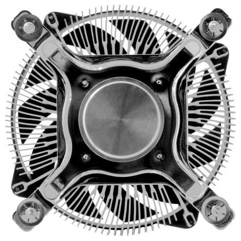 Вентилятор Titan DC-155A915Z/RPW (1150/1151/1155/1156/1200, 95mm, Al, 1000-2600rpm, 25-33dBa, screws, low-profile, 4pin, 75W) RTL