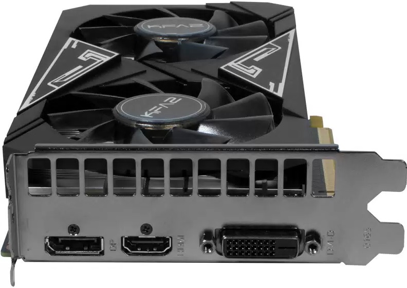 Видеокарта KFA2 GF GTX1650 X Black 4Gb (65SQL8DS93EK, 128bit, GDDR6, HDMI+DP+DVI) RTL
