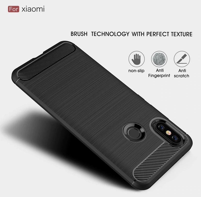 Чехол клип-кейс (для Xiaomi Redmi 6A, silicone, black)