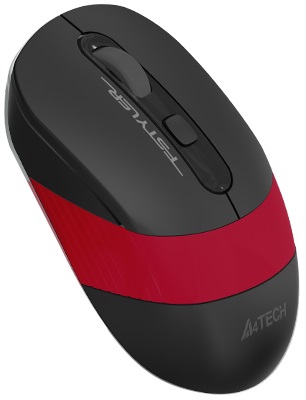 Мышь беспроводная A4Tech Fstyler FG10 (optical, 2000dpi, AA, black-red)