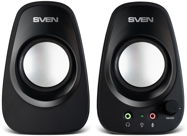 Колонки Sven 190 (2x3W, USB, black)