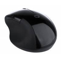Мышь беспроводная QUMO Aura (optical, 1600dpi, 2xAAA (нет в комплекте), glossy black)