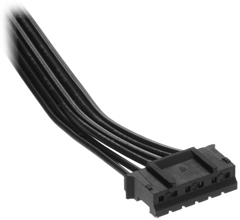 Вентилятор Powercase M2 6P (120x120x25mm, Hydro, 1200rpm, 30dBa, 6pin, PWM, ARGB, black-white) OEM