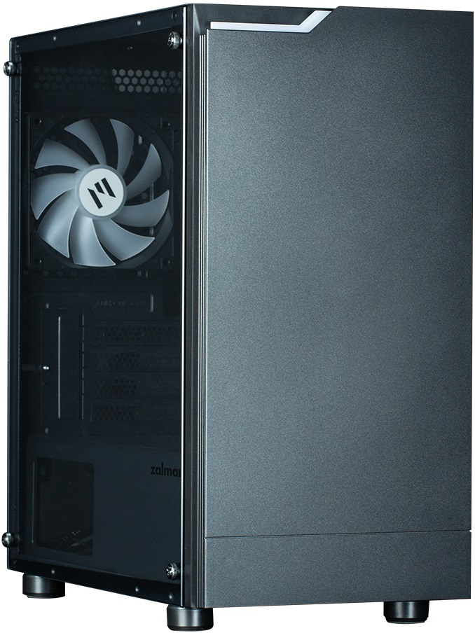 Корпус ZALMAN T4 PLUS (без БП, mATX, USB3.0, 1x ARGB Fan, black)
