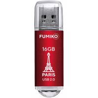 Флеш накопитель USB 2.0 16Gb FUMIKO PARIS (FPS-03, 30MB/s, red)