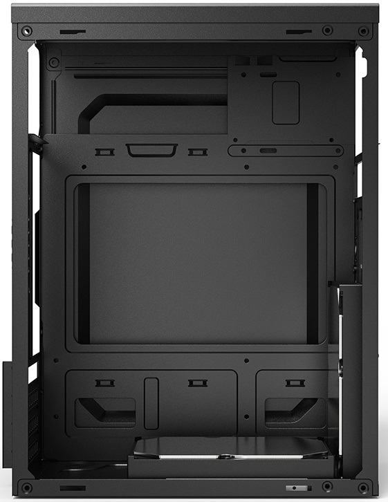 Корпус CBR MX 12 (без БП, mATX, USB3.0, black)