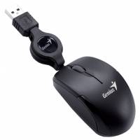 Мышь Genius Micro Traveler (USB, для ноутбука, optical, 1200dpi, black)