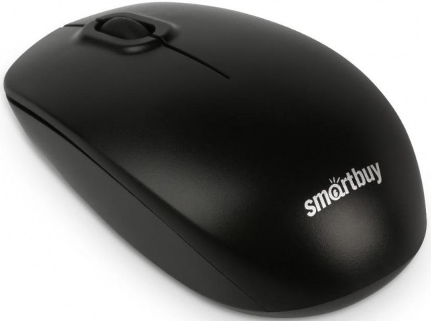 Мышь беспроводная Smartbuy ONE (SBM-300AG-K, optical, 1000dpi, 2xAAA (нет в комплекте), black)
