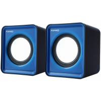Колонки FUMIKO CAMPUS (1W, USB, black-blue)