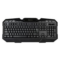 Клавиатура Oklick 700G Dynasty (USB, игровая, с трёхцветной регулируемой подсветкой, мультимедийная, black)