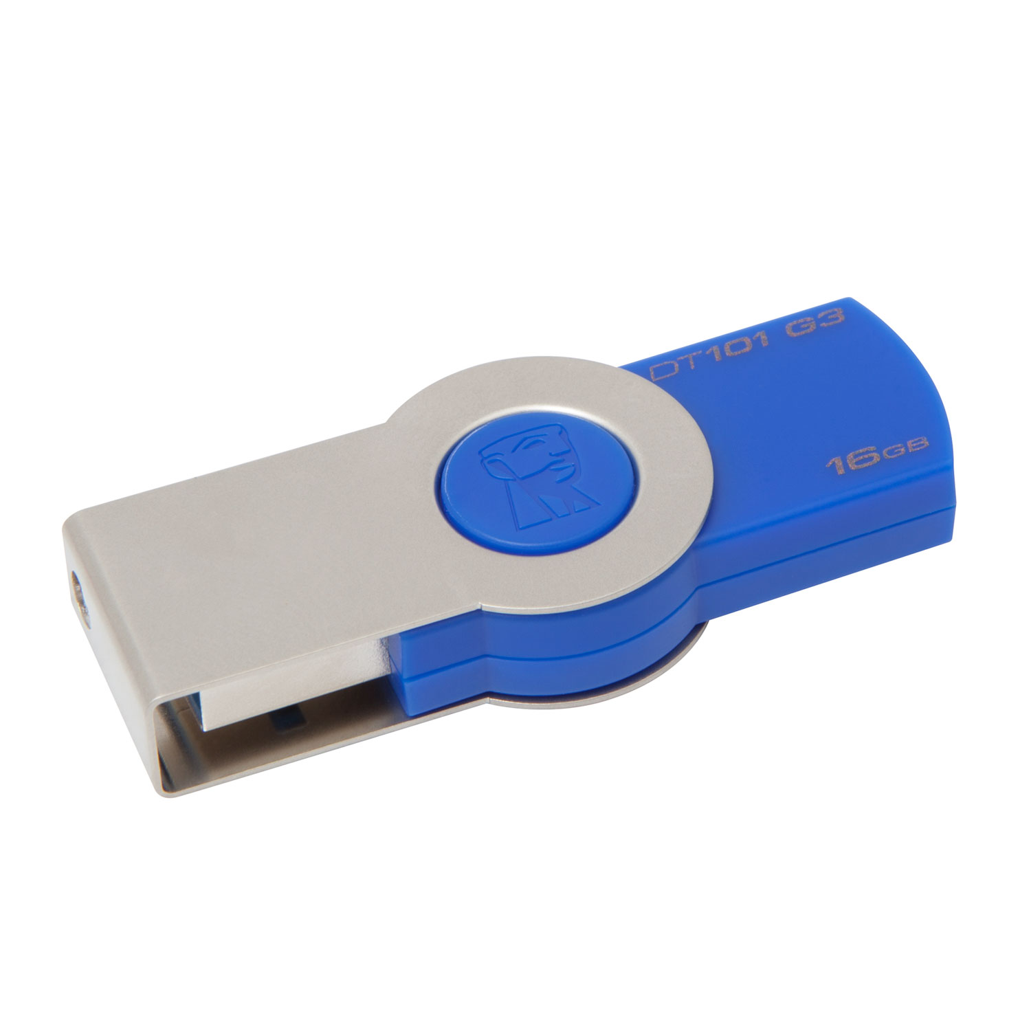 Флеш накопитель USB 3.1 16Gb Kingston DT101 G3 (DT101G3/16GB, blue)