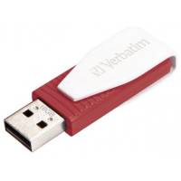 Флеш накопитель USB 2.0 16Gb Verbatim Swivel, red