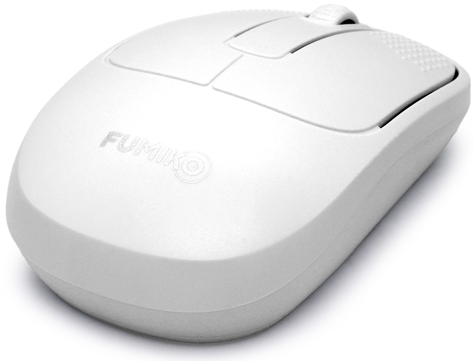 Мышь беспроводная FUMIKO COSY FMA-13-W (optical, 1000dpi, 2xAAA (нет в комплекте), white)