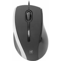Мышь Defender MM-340 (USB, optical, 1000dpi, 1.35m, black-grey)
