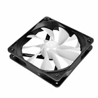 Вентилятор Thermaltake Pure 12 CL-F037-PL12WT-A (120x120x25mm, Sleeve, 1000rpm, 19.5dBa, 3+4pin, black-white) RTL
