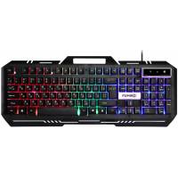 Клавиатура FUMIKO RAZORSHARP FKW-03L-K (USB, радужная подсветка, игровая, мультимедийная, 1.5m, black)