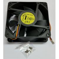 Вентилятор Gembird DC120SF-12AS3 (120x120x38mm, sleeve, 3000rpm, 47dBa, 3pin, black) OEM