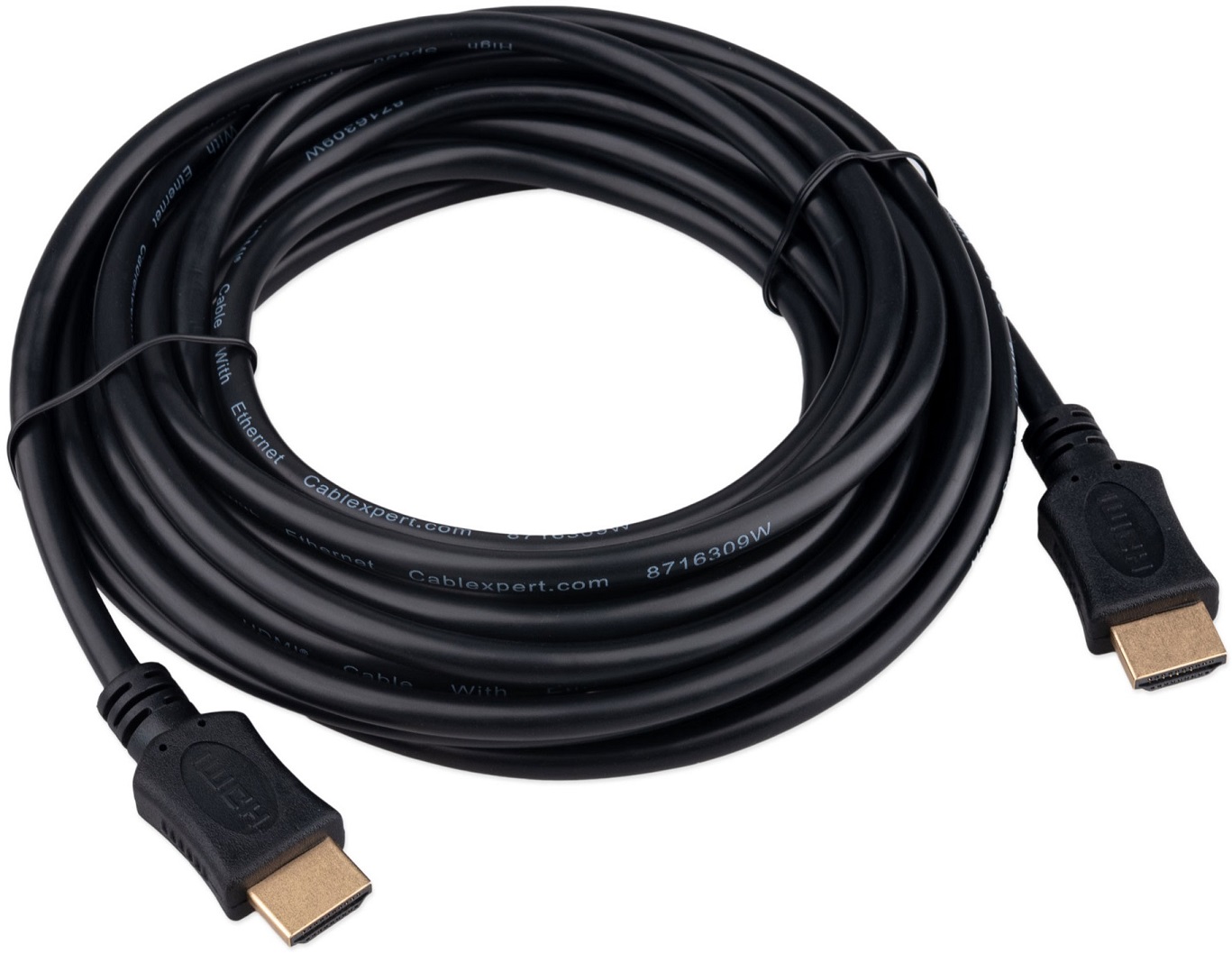 Кабель HDMI (m) - HDMI (m) 5.0m (CC-HDMI4L-5M, 4K, ver.2.0, с позолоченными контактами, экранированный, black) Cablexpert