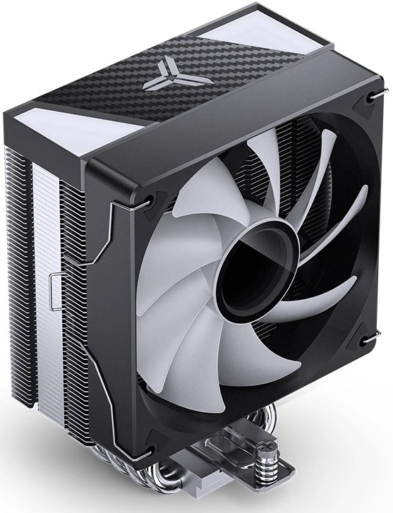 Вентилятор JONSBO CR-1000 V3 PRO ARGB (1150/1151/1155/1156/1200/1700/1851/AM4/AM5, 120mm, Al, Hydro, 800-1800rpm, 17-33dBa, 6 тепловых трубок, DTH, 4pin, PWM, 150W, ARGB LED, black) RTL