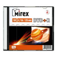 Диск DVD+R Mirex (4.7Gb, 16x, 1шт., Slim Case)