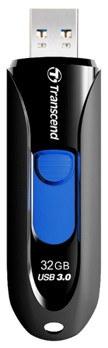 Флеш накопитель USB 3.1 32Gb Transcend JetFlash 790K (TS32GJF790K, 100MB/s, black-blue)