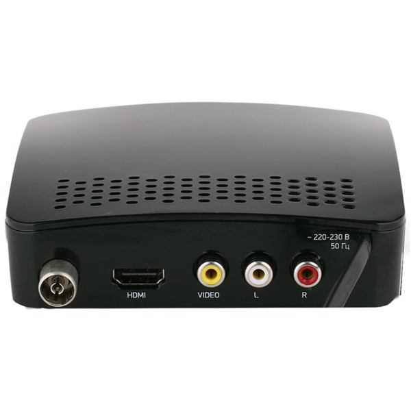 Тюнер для цифрового ТВ внешний / Медиа-проигрыватель BBK SMP129HDT2 (1080p, DVB-T/T2, HDMI, JPEG, USB, Time Shift, black)