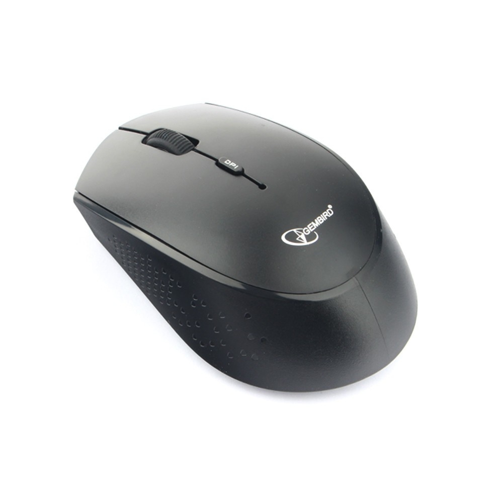 Мышь беспроводная Gembird MUSW-351 (Bluetooth, optical, 1600dpi, аккумулятор 400mAh, black)