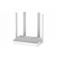 Роутер Keenetic Duo (KN-2110) (Ethernet/ADSL, 300/867Mbps, 2.4/5GHz, 4 port, 100Mbps, 4 внешние несъёмные антенны 5dBi, USB, USB Printer/FTP Server/3G/4G/LTE, grey-white)