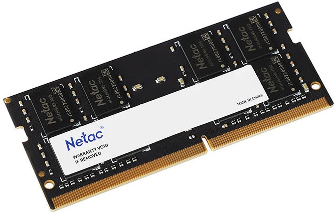 Память SO-DIMM DDR4 16Gb PC21300, 2666MHz, Netac (Basic NTBSD4N26SP-16)