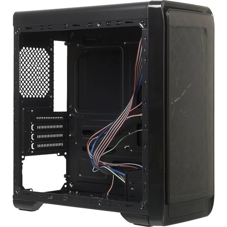 Корпус ACCORD A-SMB (без БП, mATX, black)