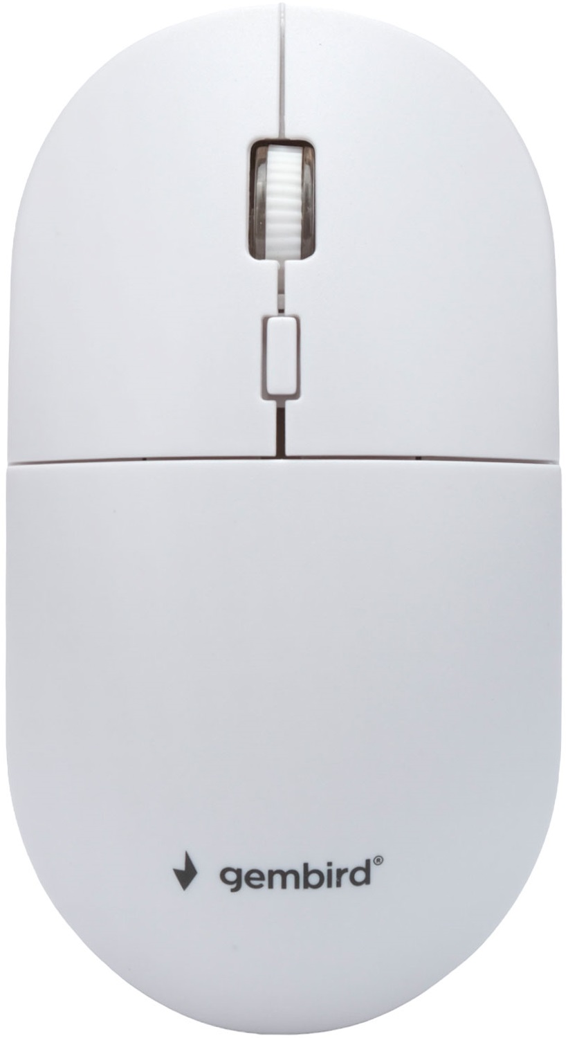 Клавиатура+мышь беспроводные Gembird KBS-6000-W (white)