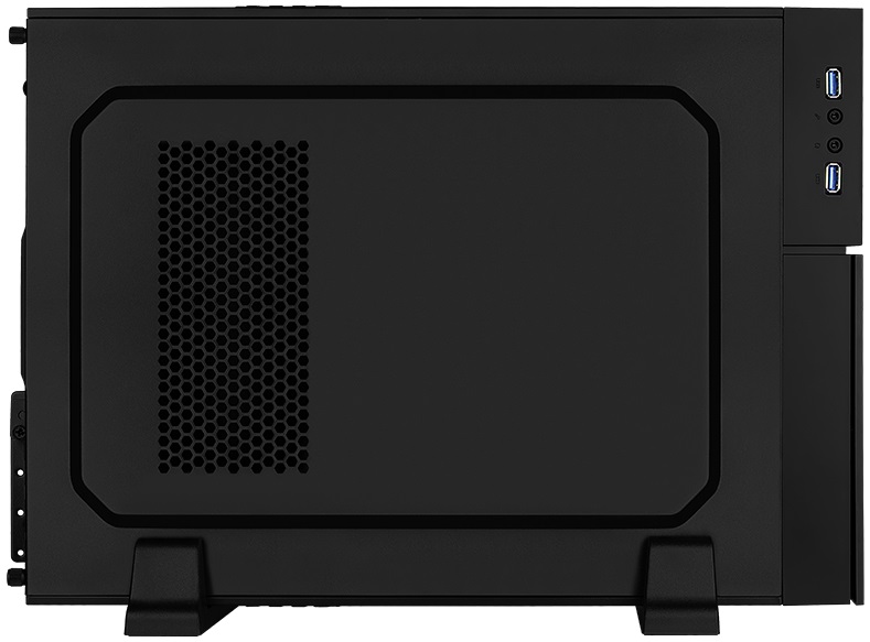 Корпус AeroCool Playa Slim (без БП (формата SFX), mATX / ITX, USB3.0, RGB, black)