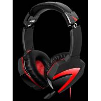 Наушники A4Tech Bloody G500 (полноразмерные закрытые, с микрофоном, регулятор, игровые, 1.5m, black-red)