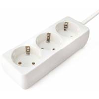 Сетевой удлинитель Гарнизон (EL-NLB3-W-3, 3 розетки, 3 метра, 10A, 0.75mm2, white) OEM