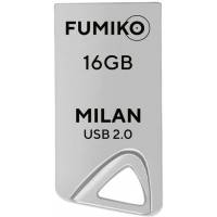 Флеш накопитель USB 2.0 16Gb FUMIKO MILAN (FMN-03, silver)