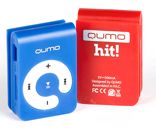 Плеер Flash QUMO Hit! (microSD, MP3, WMA, red)