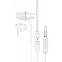 Наушники Borofone BM61 (затычки, для мобильных устройств, с микрофоном, 1.2m, white)