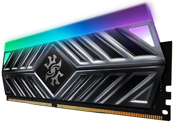 Память DDR4 8Gb PC25600, 3200MHz, ADATA Spectrix D41 (AX4U32008G16A-ST41, 1.35V, RGB LED)